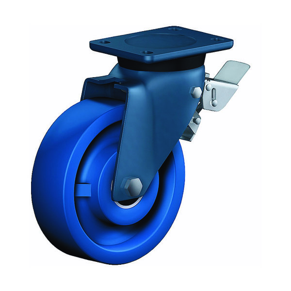 Swivel Castor With Total Lock Extra Heavy Duty Series ED, Wheel TLS